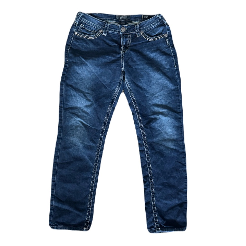 Silver Suki Mid Pencil Skinny Joga Jeans 30x31